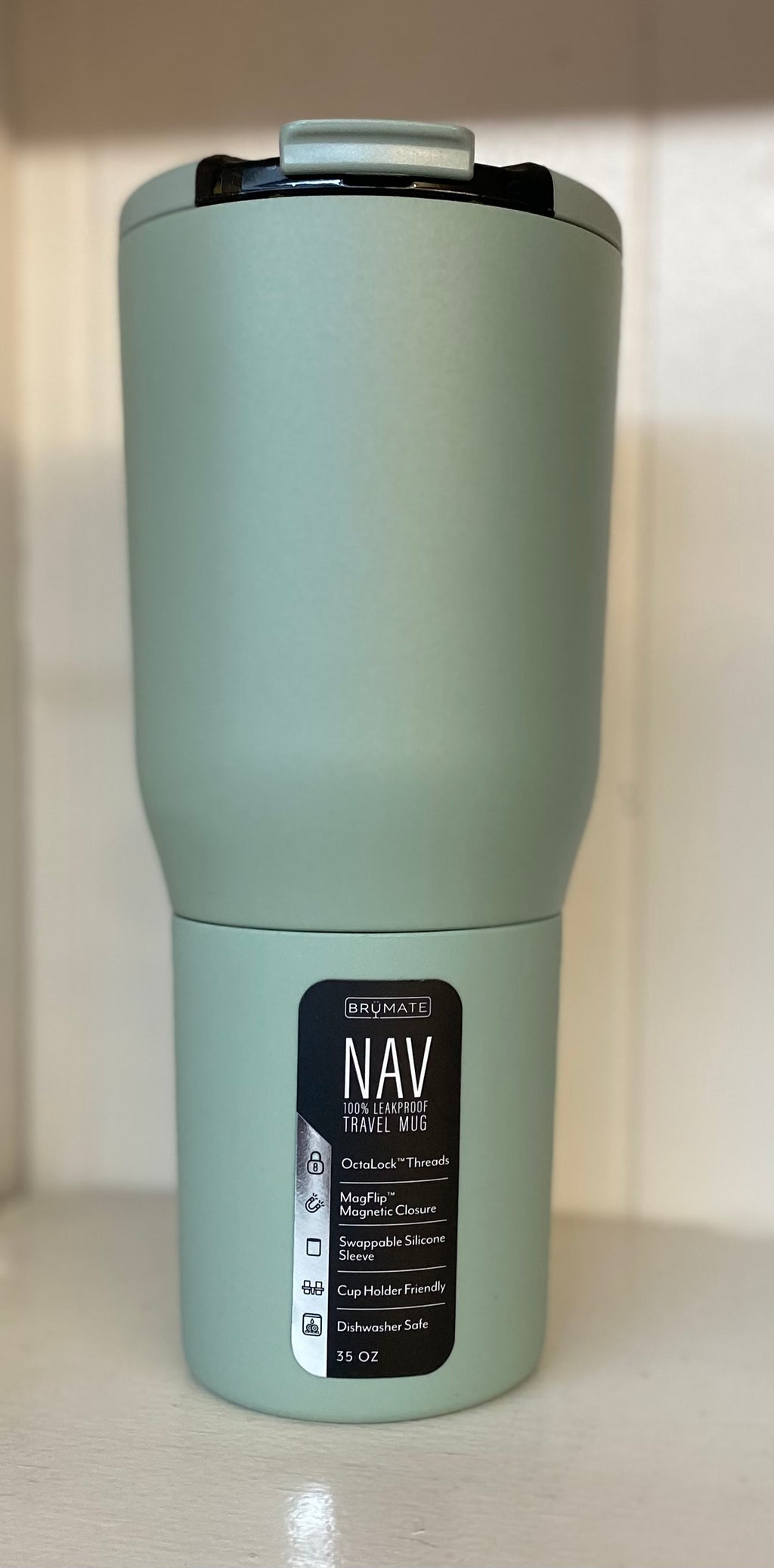 Brumate NAV Leakproof Travel Mug 35oz - Sage