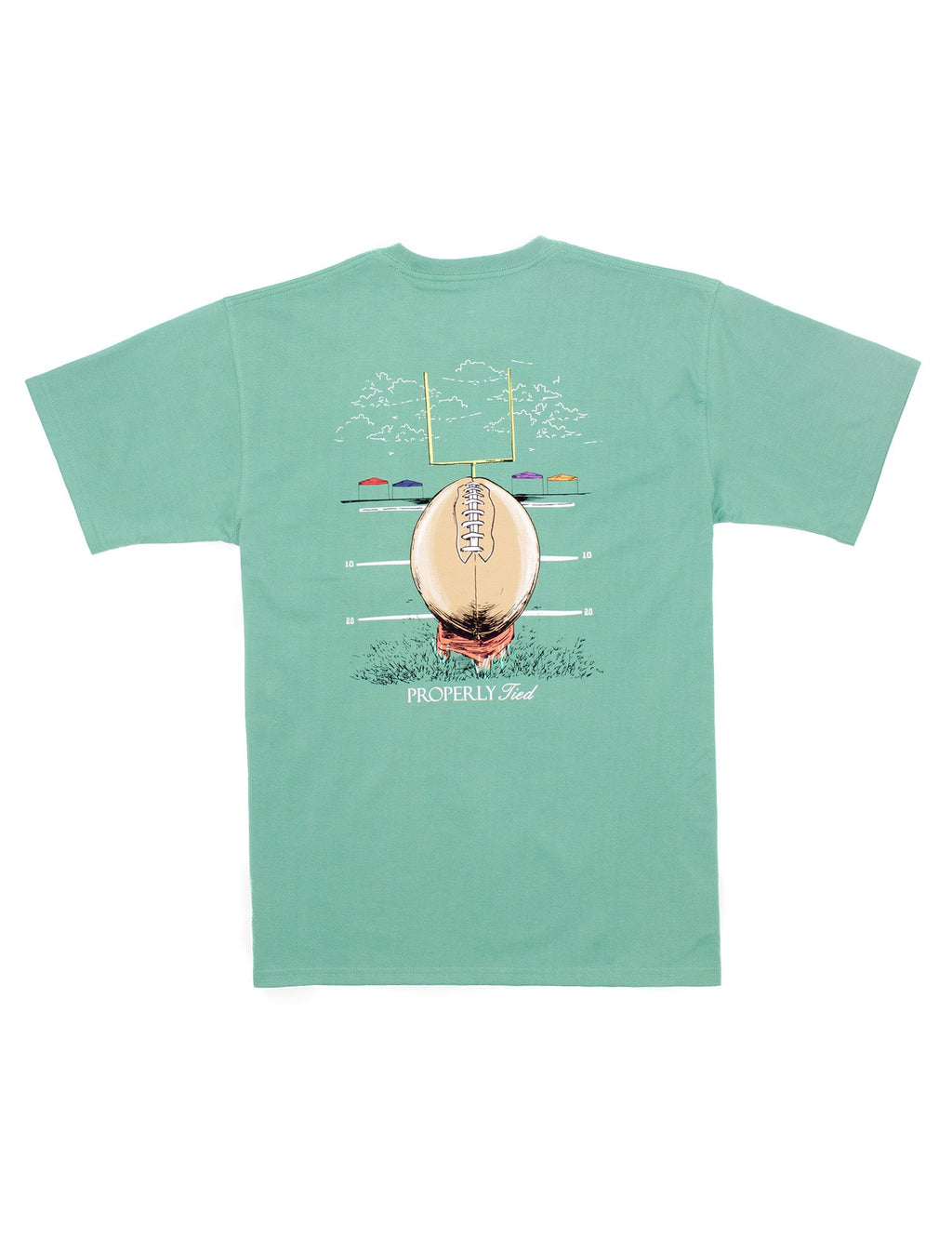 Properly Tied Boys Field Goal SS Ivy tee
