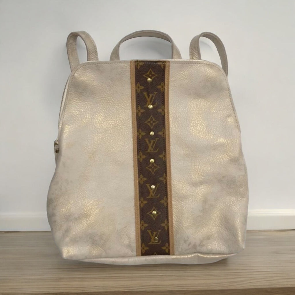 Louie Vuitton upcycled backpack