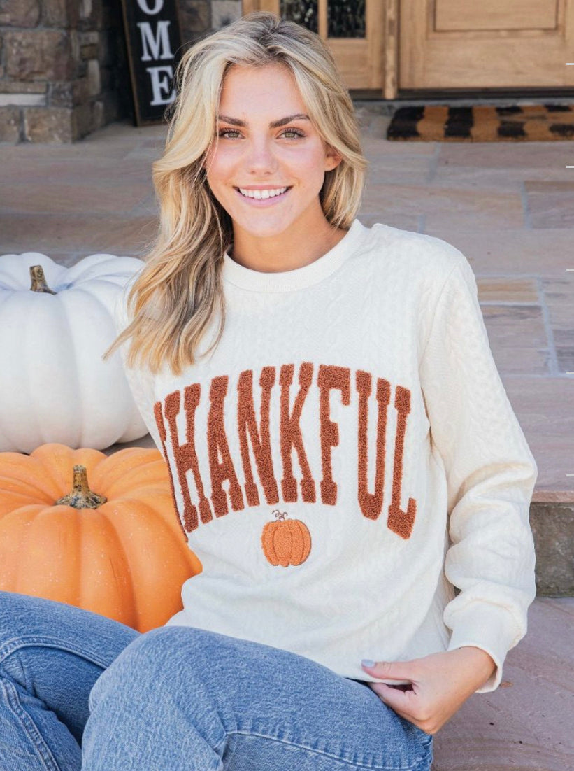 Thankful sweater sweatshirt