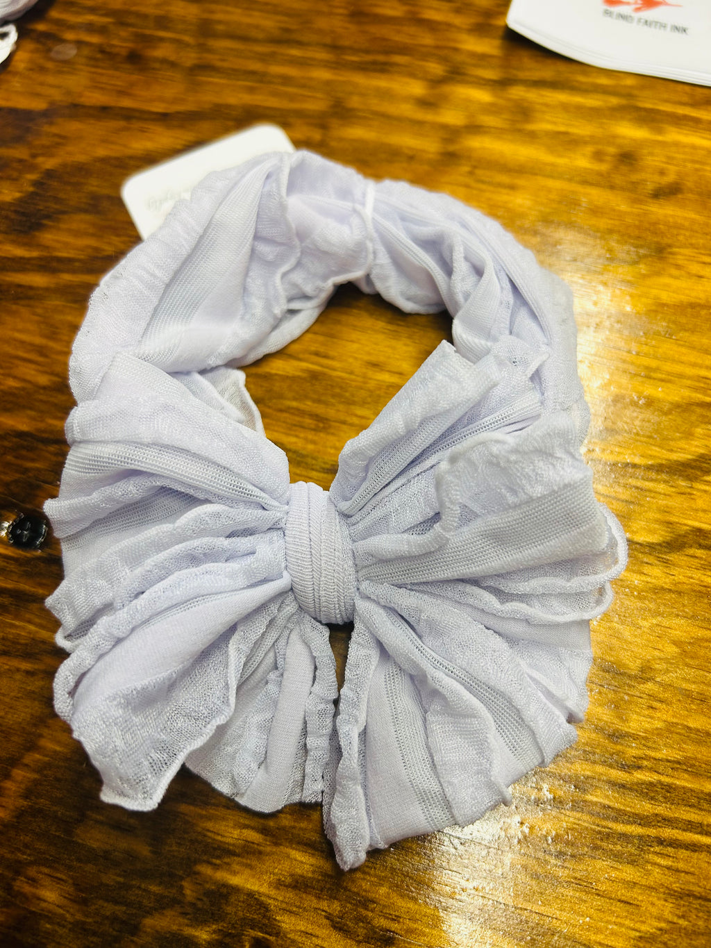 Ruffled Headband- Lavender