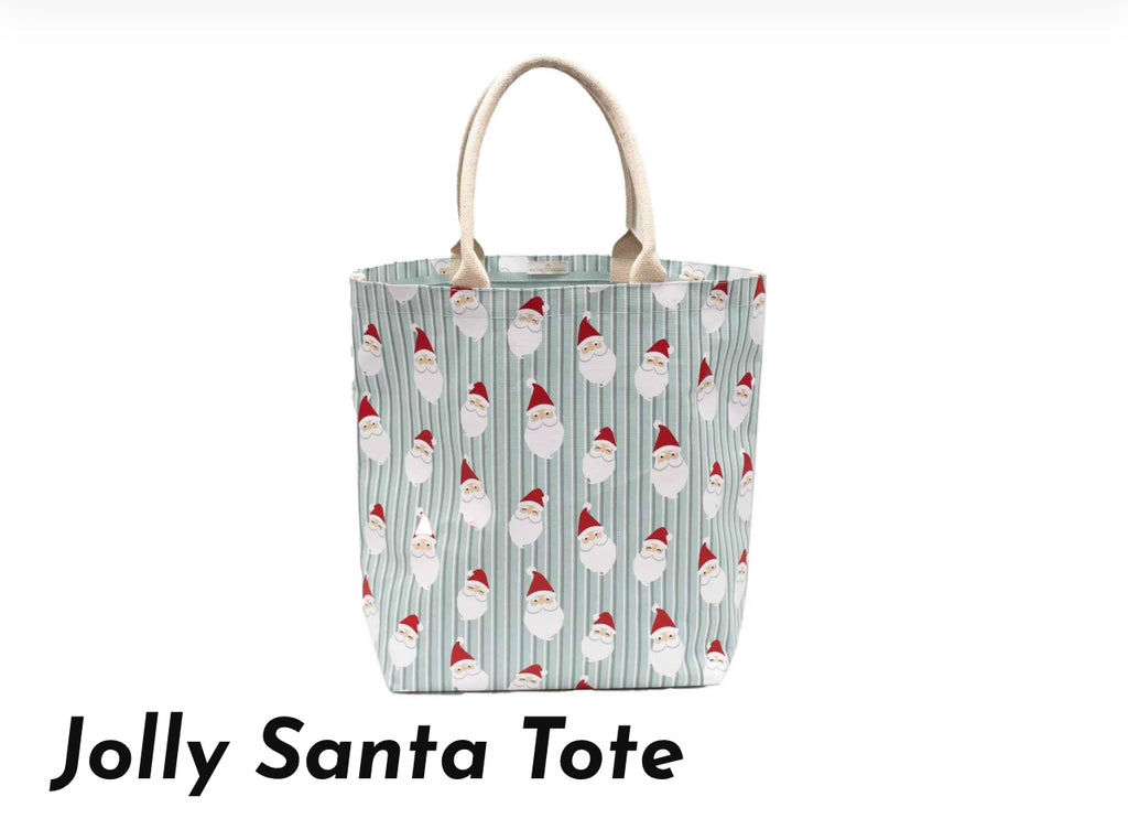 Jolly Santa Tote