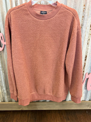 Charles River Sherpa Crew Neck- Mauve