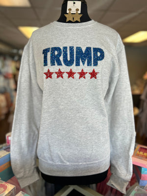 Trump Rhinestone Sweatshirt