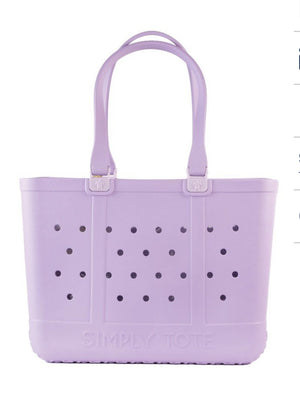 Simply Southern Bogg Tote- Lilac