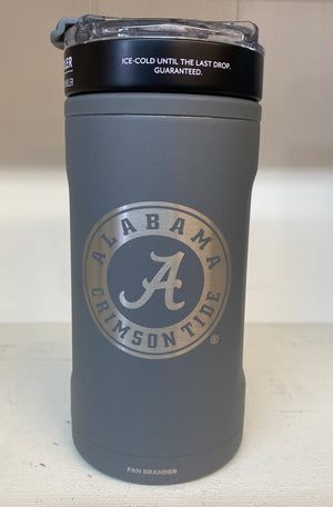 Alabama Can Cooler & Leak-Proof Tumbler  -  Matte Grey