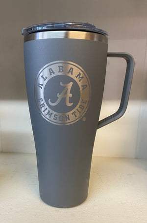 Alabama Brumate 32 oz Toddy- Matte Grey