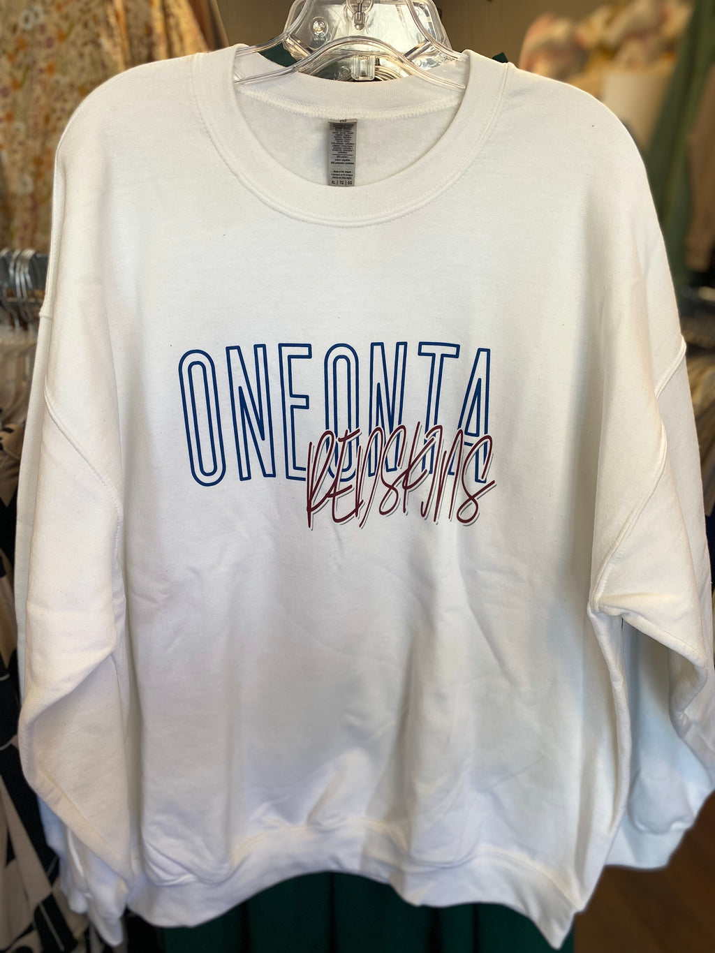 Oneonta Redskins Sweatshirt - white