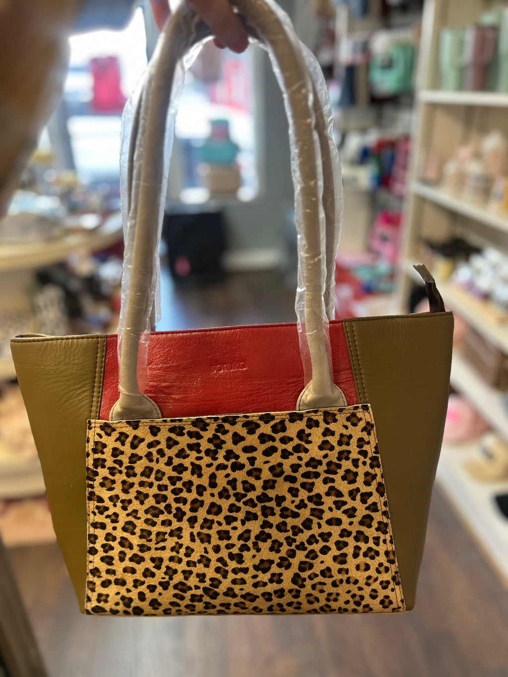 Soruka large Cheetah Tote