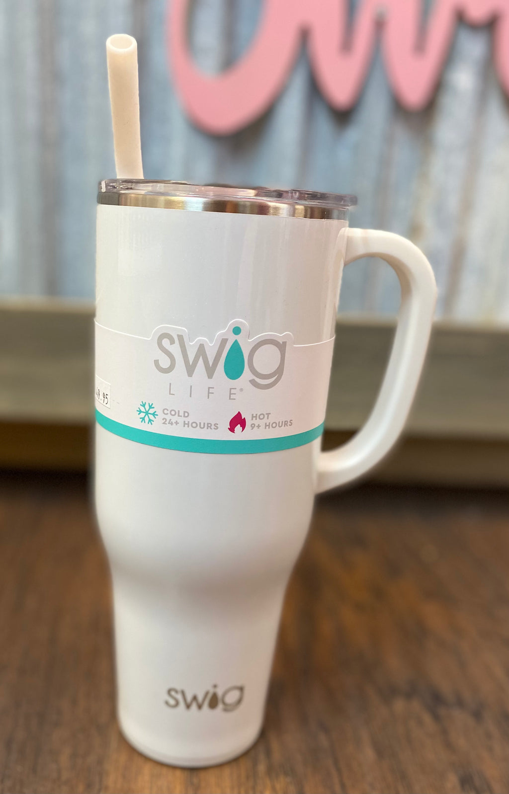 Swig Diamond White - 40 oz tumbler