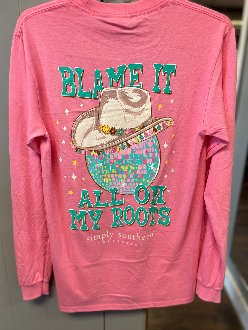 Simply Southern- Blame it all on my roots shirt