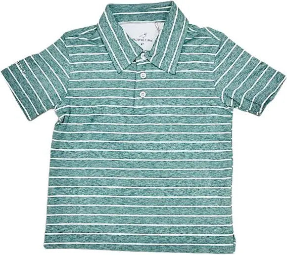 Properly Tied Boys Starboard Polo - Pine