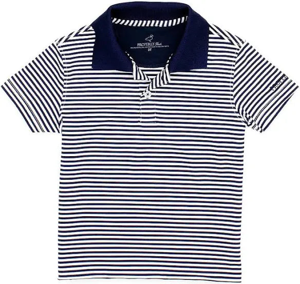 Properly Tied Boys Dallas Polo - Navy