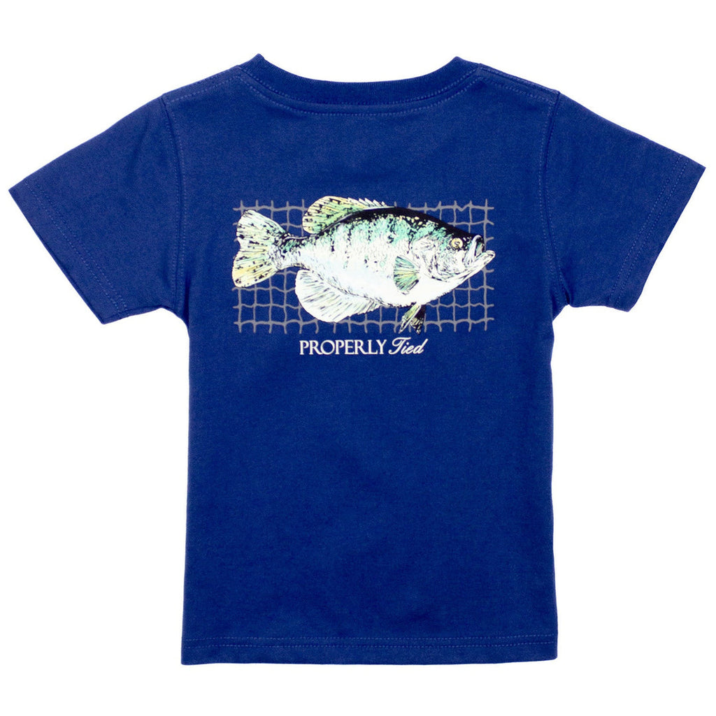 Properly Tied Boys Crappie SS - River Blue
