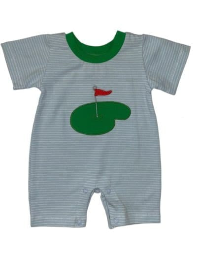 Boy golf romper