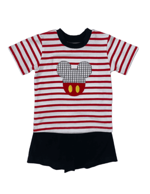 Boy Mickey Mouse shorts set