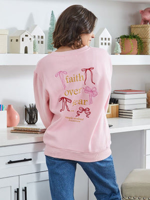 Simply Southern Faith Over Fear sweatshirt