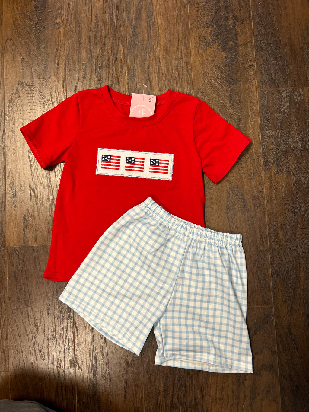 Boy American Flag