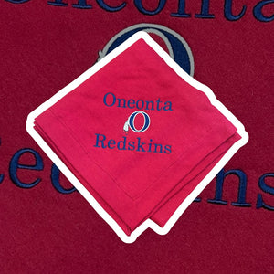 Oneonta Redskins Gildan Sweatshirt Monogrammed Blanket