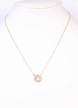 Brenton CZ Circle Necklace