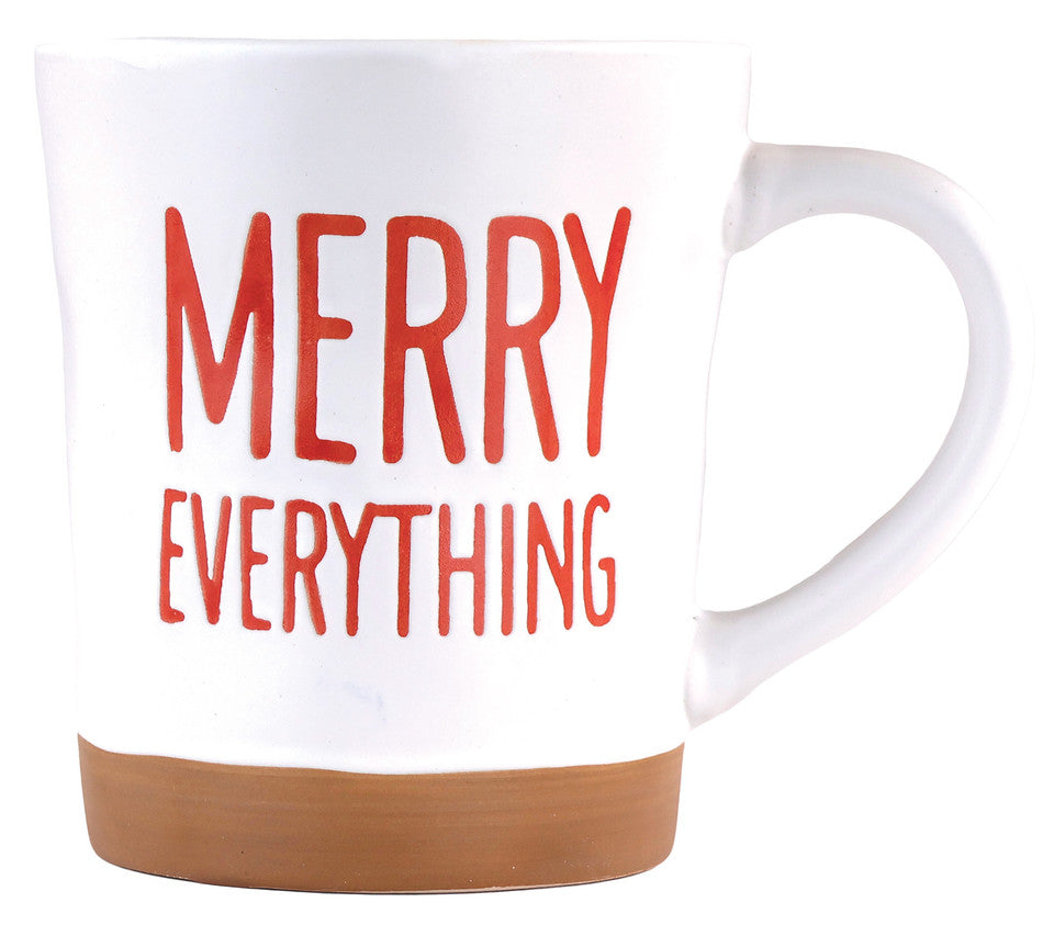 Merry Everything Stone Mugs