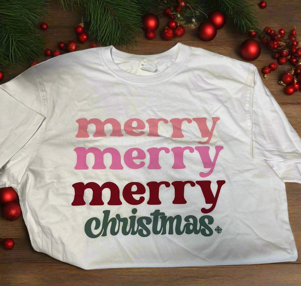 Merry Merry Merry Christmas T-Shirt