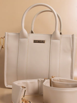 Simply Southern Leather Crossbody- cream