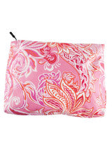 Simply Southern Waterproof Cosmo Splash Bag in Pink Paisley Print