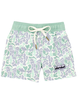 Properly Tied Boys Shordees Swim Sage Camo