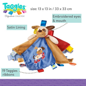Taggies Buddy Dog Character Blanket – 13×13″