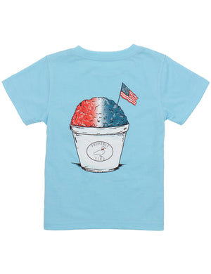 Properly Tied Boys American Tied Chillin SS Aqua
