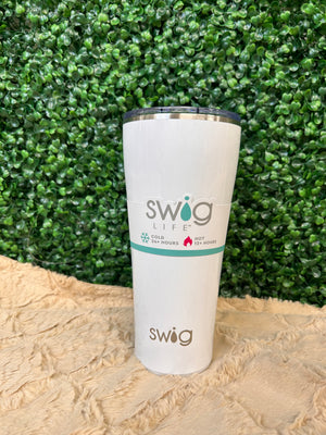 Swig Shimmer Diamond White Tumbler