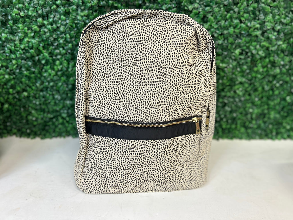 Cheetah Seersucker Medium Backpack