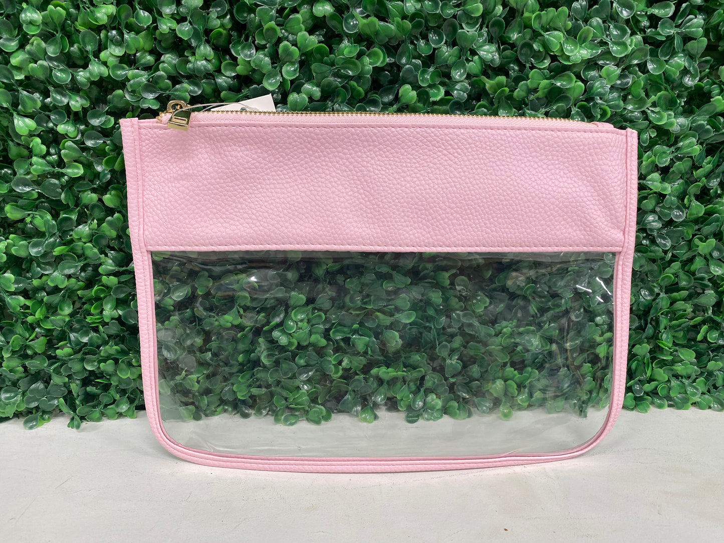 Pink/Clear Accessory Bag